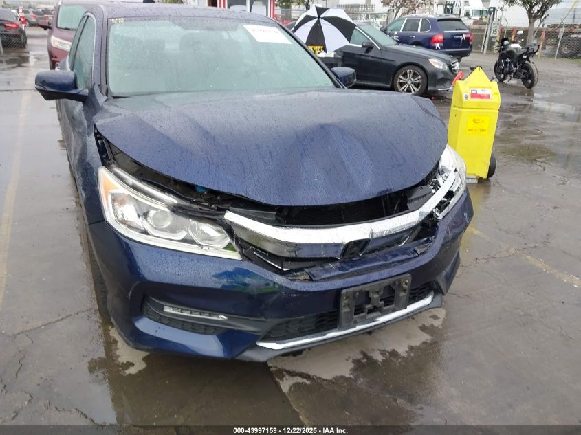 2016 Honda Accord Ex VIN: 1HGCR2F77GA106051 Lot: 43997159