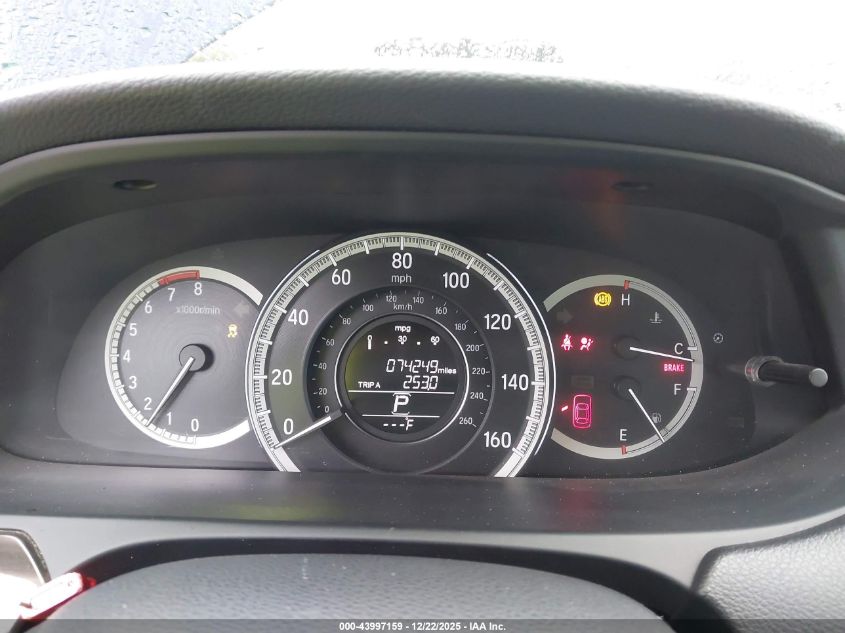 2016 Honda Accord Ex VIN: 1HGCR2F77GA106051 Lot: 43997159