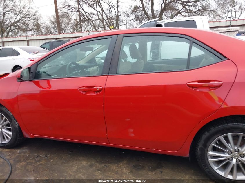 2014 Toyota Corolla Le Plus VIN: 5YFBURHE1EP025827 Lot: 43997164