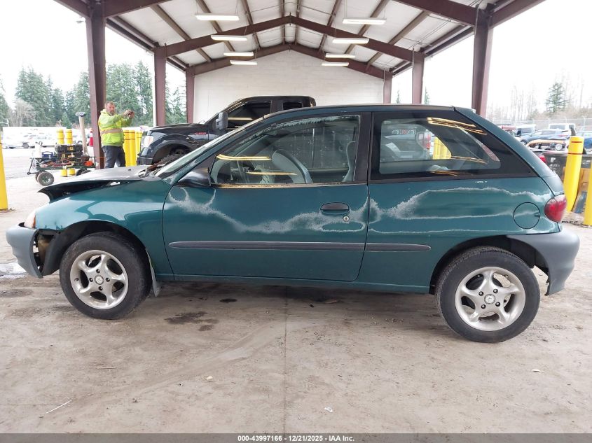 1998 Chevrolet Metro VIN: 2C1MR2267W6714161 Lot: 43997166