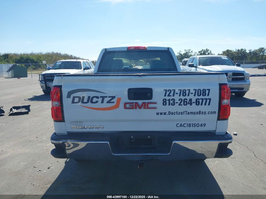 2018 GMC Sierra 1500 VIN: 1GTR1LEC9JZ179967 Lot: 43997180