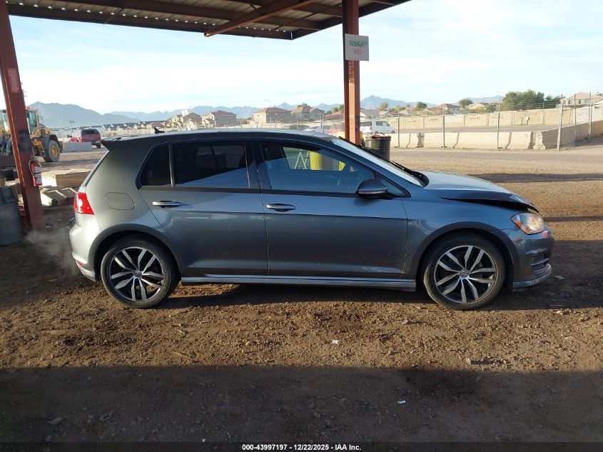 2015 Volkswagen Golf Tsi Se 4-Door VIN: 3VW217AU6FM005187 Lot: 43997197