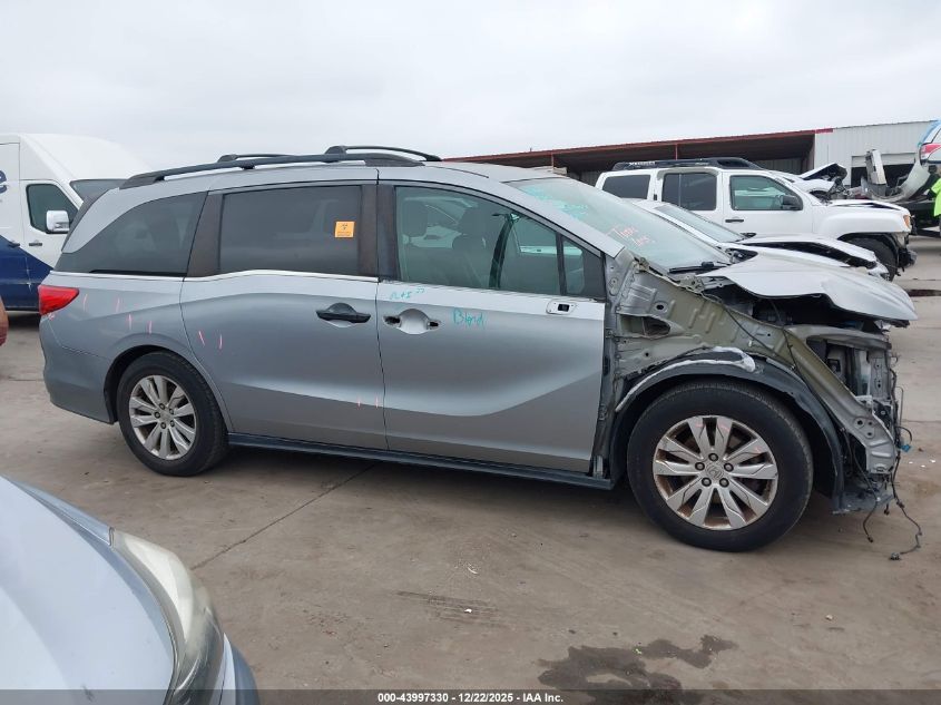 2018 Honda Odyssey Lx VIN: 5FNRL6H22JB037139 Lot: 43997330