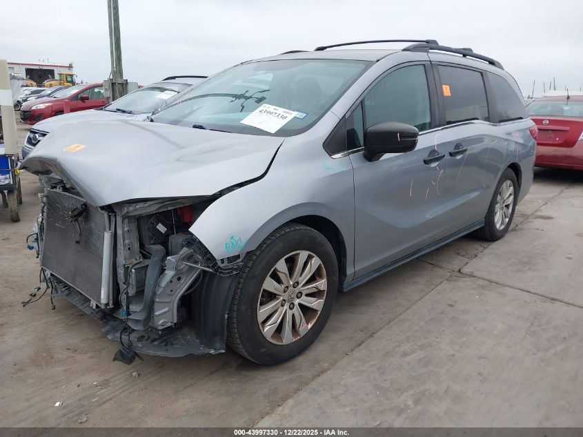 2018 Honda Odyssey Lx VIN: 5FNRL6H22JB037139 Lot: 43997330