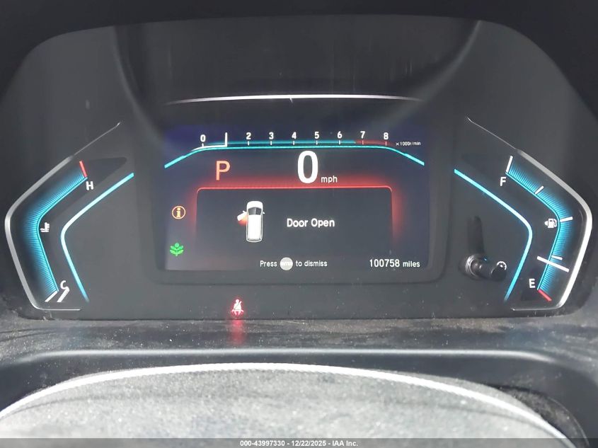 2018 Honda Odyssey Lx VIN: 5FNRL6H22JB037139 Lot: 43997330