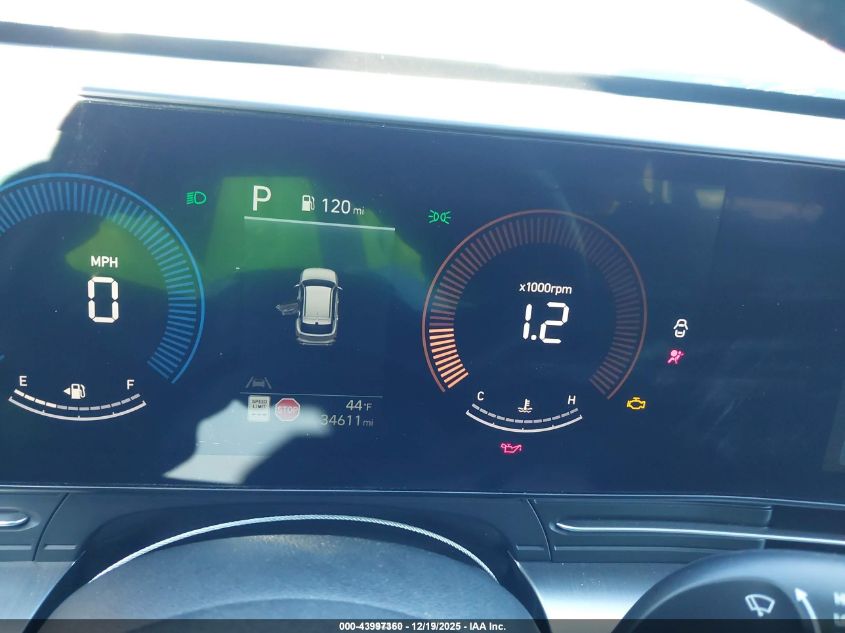 2024 Hyundai Kona Sel VIN: KM8HBCAB8RU121231 Lot: 43997360