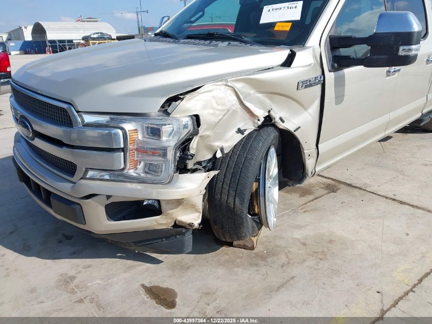 2018 Ford F-150 Platinum VIN: 1FTEW1CG6JFA62472 Lot: 43997364