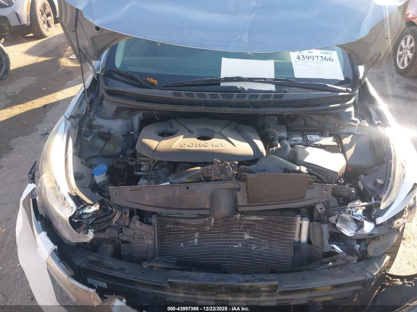 2016 Hyundai Elantra Se VIN: 5NPDH4AE7GH796111 Lot: 43997366