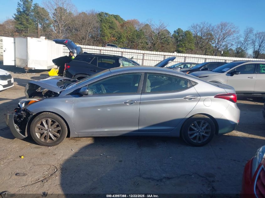 2016 Hyundai Elantra Se VIN: 5NPDH4AE7GH796111 Lot: 43997366