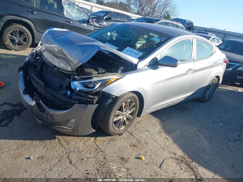 2016 Hyundai Elantra Se VIN: 5NPDH4AE7GH796111 Lot: 43997366