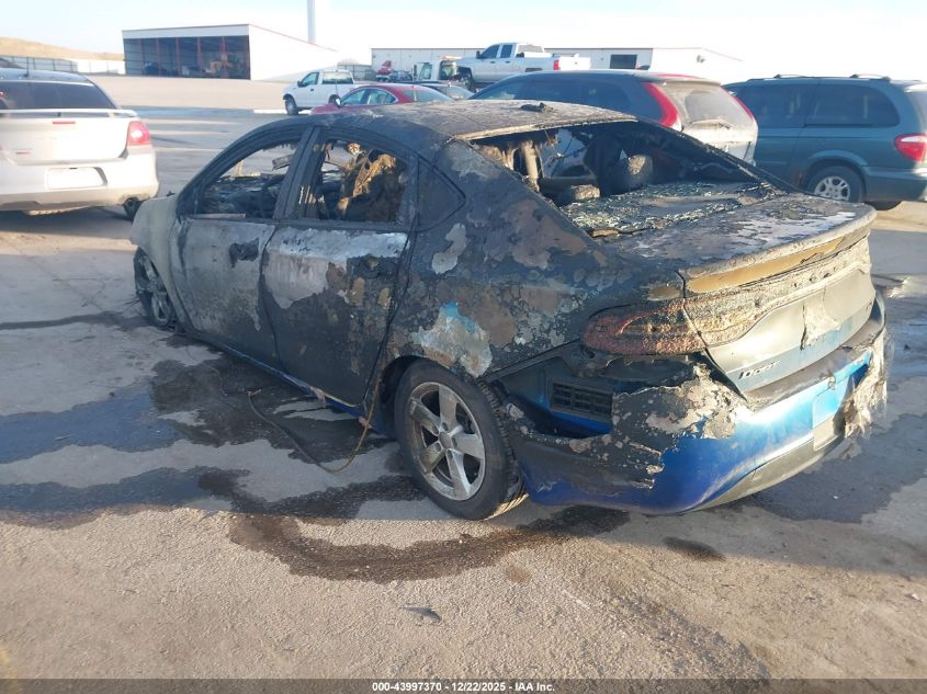 2015 Dodge Dart Sxt VIN: 1C3CDFBBXFD253092 Lot: 43997370