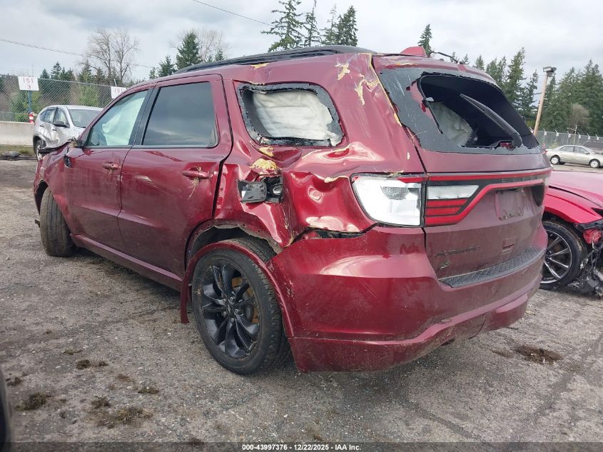 2021 Dodge Durango Gt Plus Awd VIN: 1C4RDJDG6MC750743 Lot: 43997376