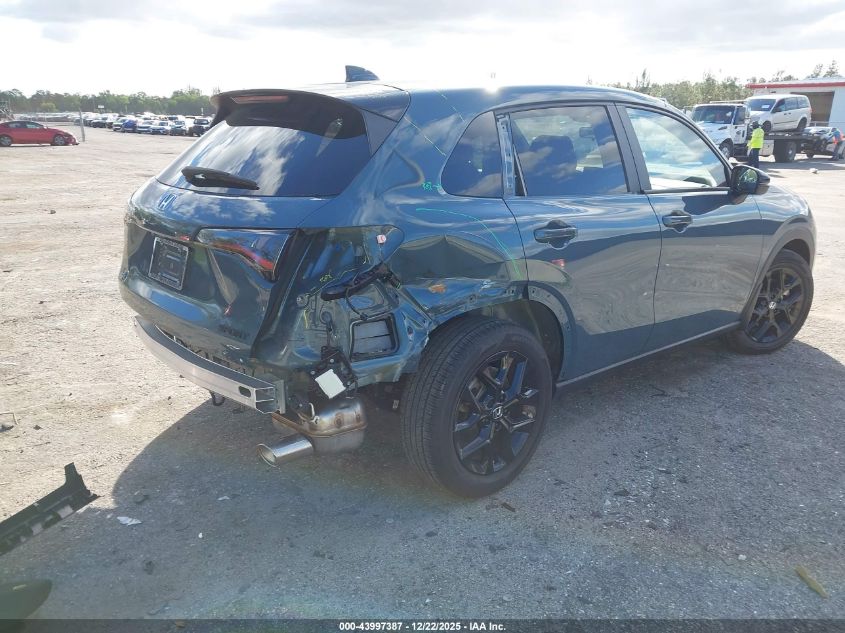 2025 Honda Hr-V 2Wd Sport VIN: 3CZRZ1H54SM703002 Lot: 43997387
