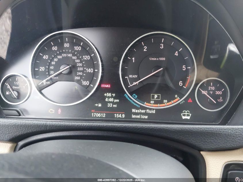 2014 BMW 328D xDrive VIN: WBA3D5C52EKX98693 Lot: 43997392