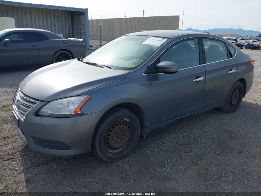2015 Nissan Sentra S VIN: 3N1AB7AP7FY293187 Lot: 43997395