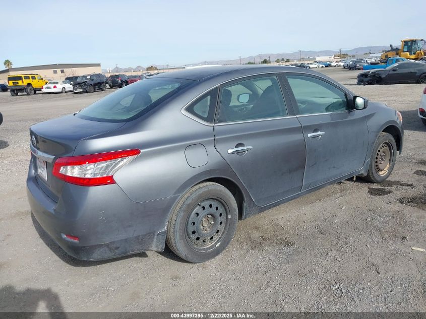 2015 Nissan Sentra S VIN: 3N1AB7AP7FY293187 Lot: 43997395