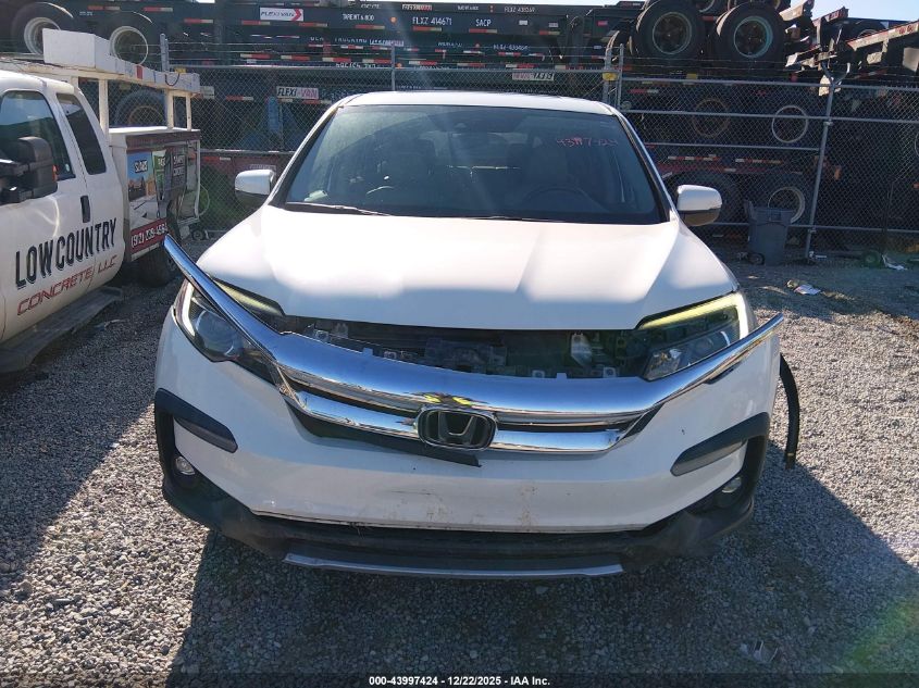 2019 Honda Pilot Ex-L VIN: 5FNYF5H41KB022387 Lot: 43997424