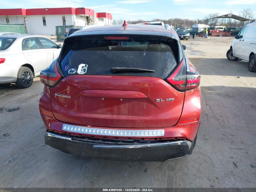 2019 Nissan Murano Sl VIN: 5N1AZ2MS3KN105862 Lot: 43997430