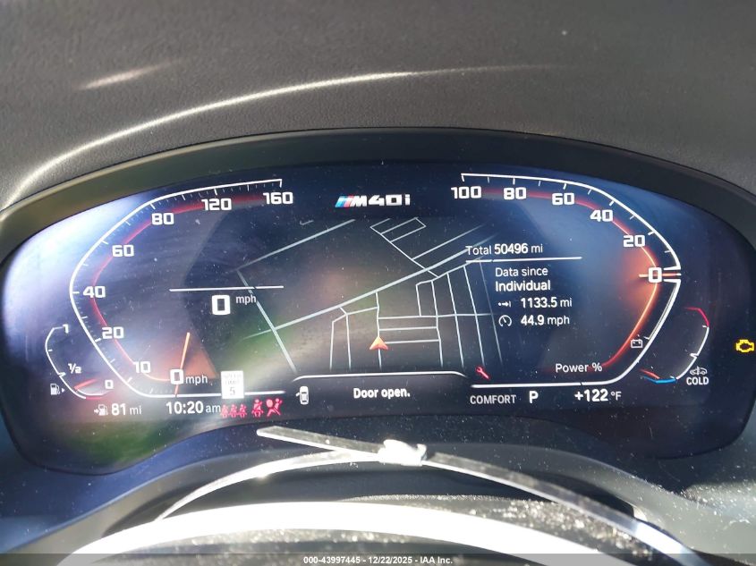 2023 BMW X3 M40I VIN: 5UX83DP04P9P90897 Lot: 43997445