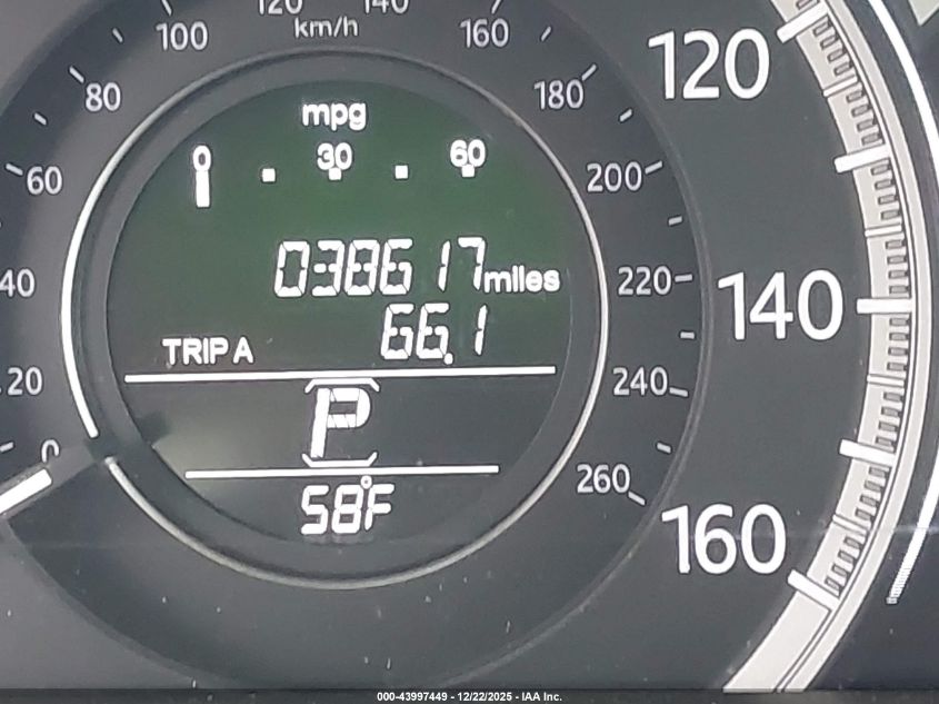 2014 Honda Accord Ex-L VIN: 1HGCR2F83EA305605 Lot: 43997449