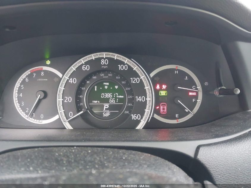 2014 Honda Accord Ex-L VIN: 1HGCR2F83EA305605 Lot: 43997449