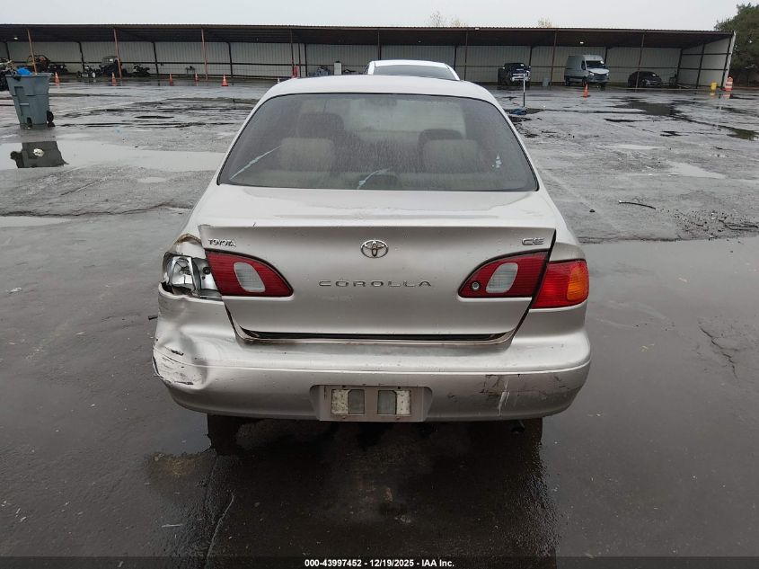 2000 Toyota Corolla Ce VIN: 1NXBR12E2YZ365731 Lot: 43997452