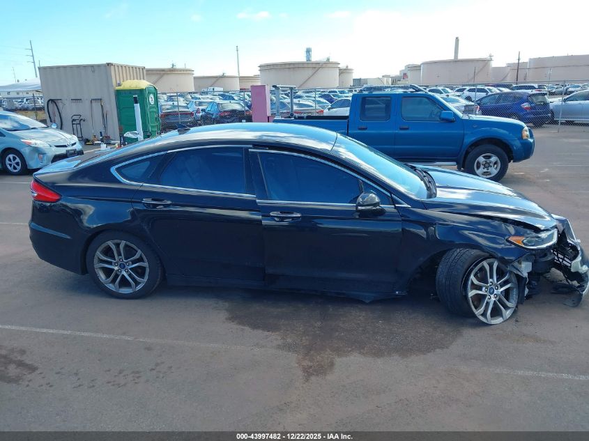 2019 Ford Fusion Sel VIN: 3FA6P0CD4KR150237 Lot: 43997482