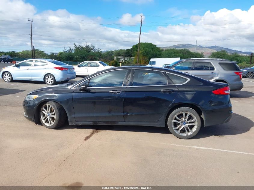 2019 Ford Fusion Sel VIN: 3FA6P0CD4KR150237 Lot: 43997482