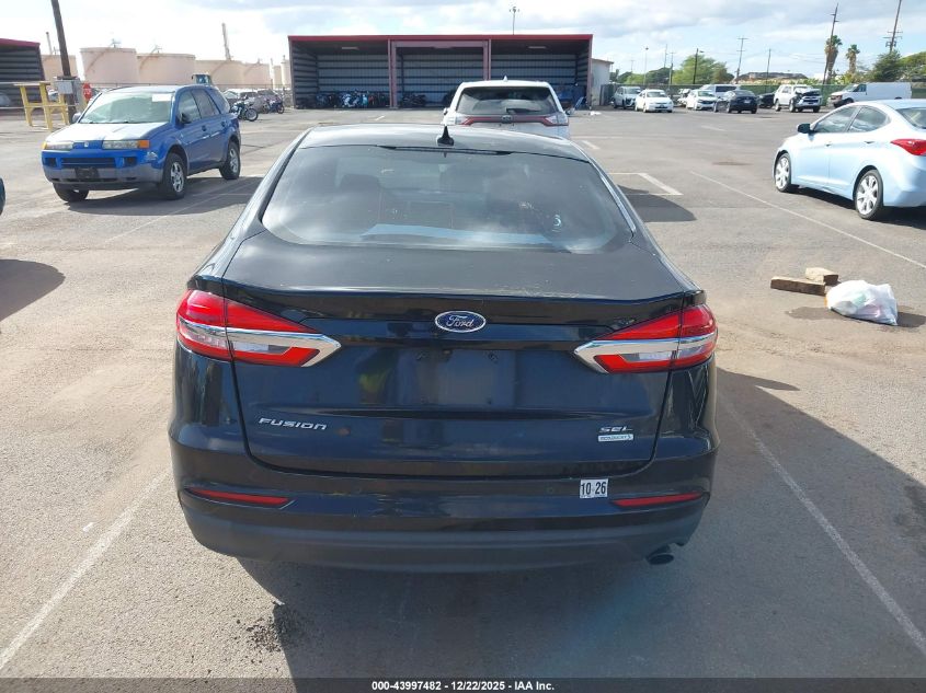 2019 Ford Fusion Sel VIN: 3FA6P0CD4KR150237 Lot: 43997482