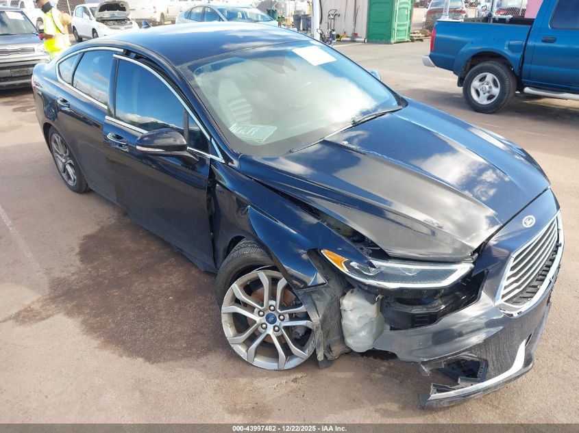 2019 Ford Fusion Sel VIN: 3FA6P0CD4KR150237 Lot: 43997482