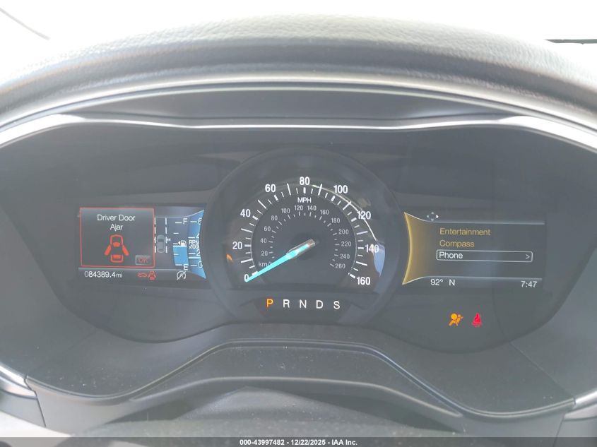 2019 Ford Fusion Sel VIN: 3FA6P0CD4KR150237 Lot: 43997482