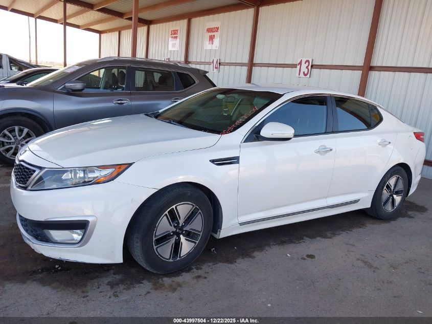 2012 Kia Optima Hybrid Ex VIN: KNAGM4ADXC5027898 Lot: 43997504