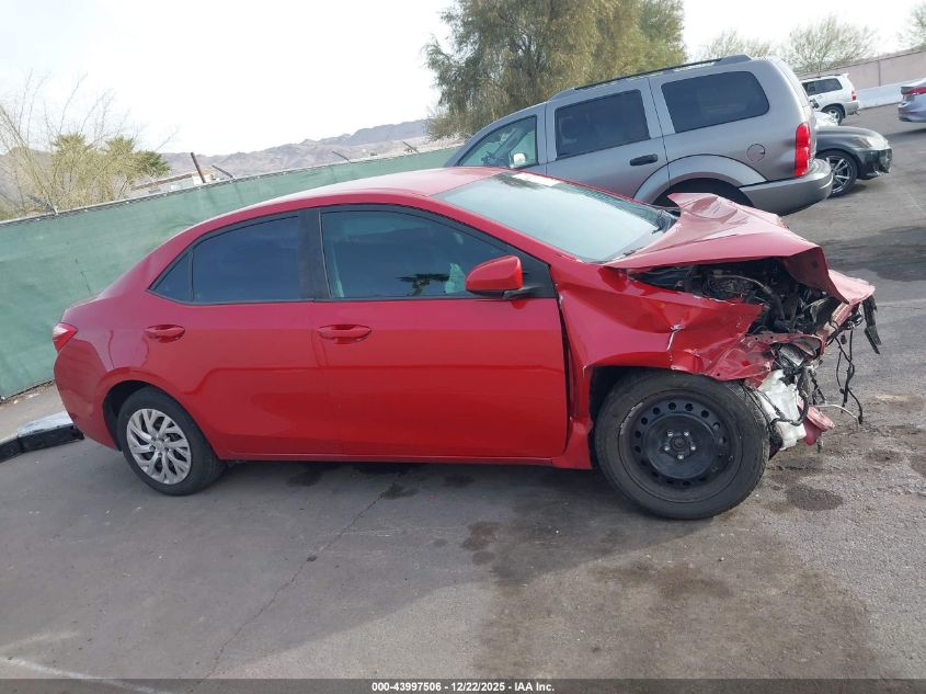 2019 Toyota Corolla Le VIN: 2T1BURHE3KC231923 Lot: 43997506