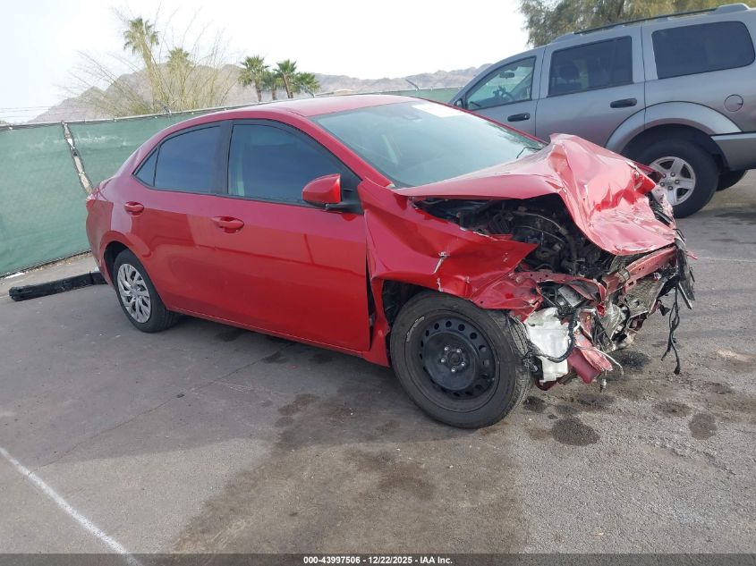 2019 Toyota Corolla Le VIN: 2T1BURHE3KC231923 Lot: 43997506