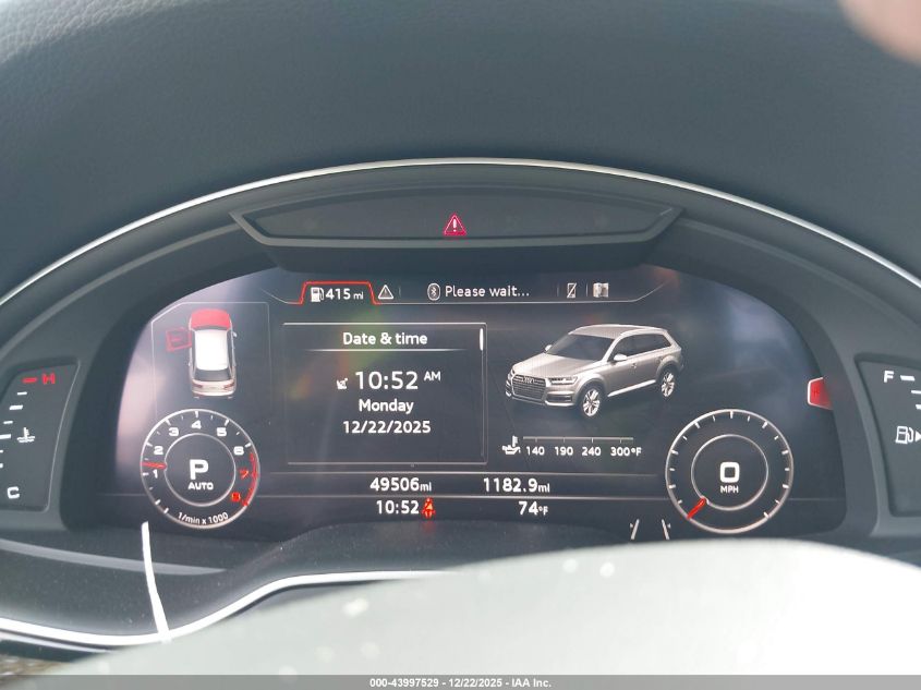 2019 Audi Q7 55 Premium VIN: WA1VAAF70KD041134 Lot: 43997529