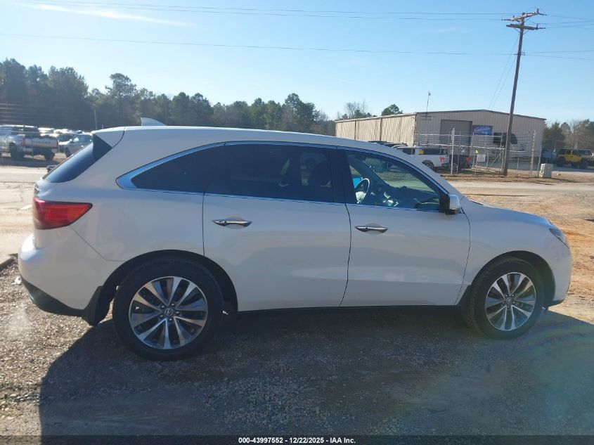 2016 Acura Mdx Technology Acurawatch Plus Packages/Technology Package VIN: 5FRYD4H46GB049865 Lot: 43997552