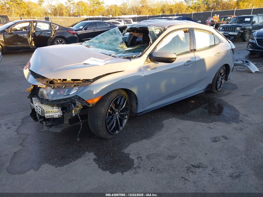 2021 Honda Civic Sport VIN: SHHFK7H41MU225022 Lot: 43997590