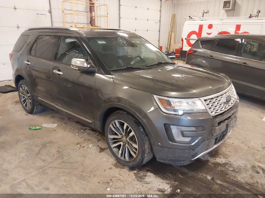 1FM5K8HT7HGE30829 2017 Ford Explorer Platinum auction photo 1