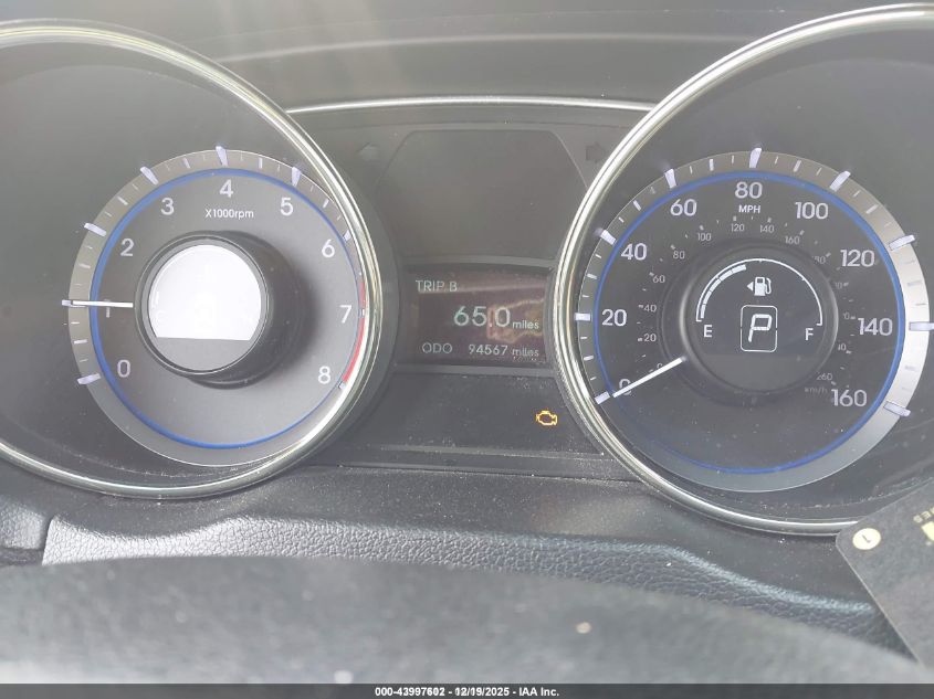 2012 Hyundai Sonata Limited VIN: 5NPEC4AC7CH409990 Lot: 43997602