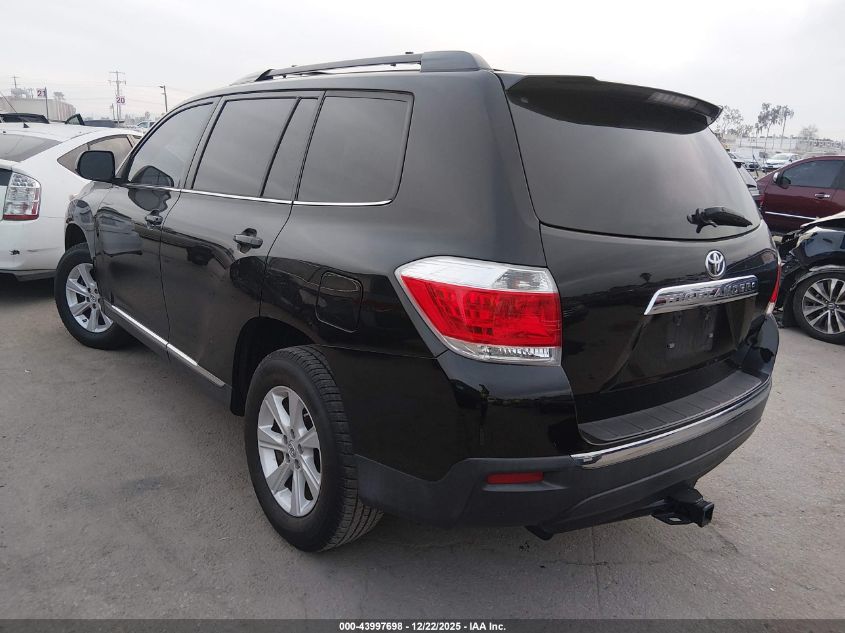 2012 Toyota Highlander Se VIN: 5TDZA3EH0CS028712 Lot: 43997698