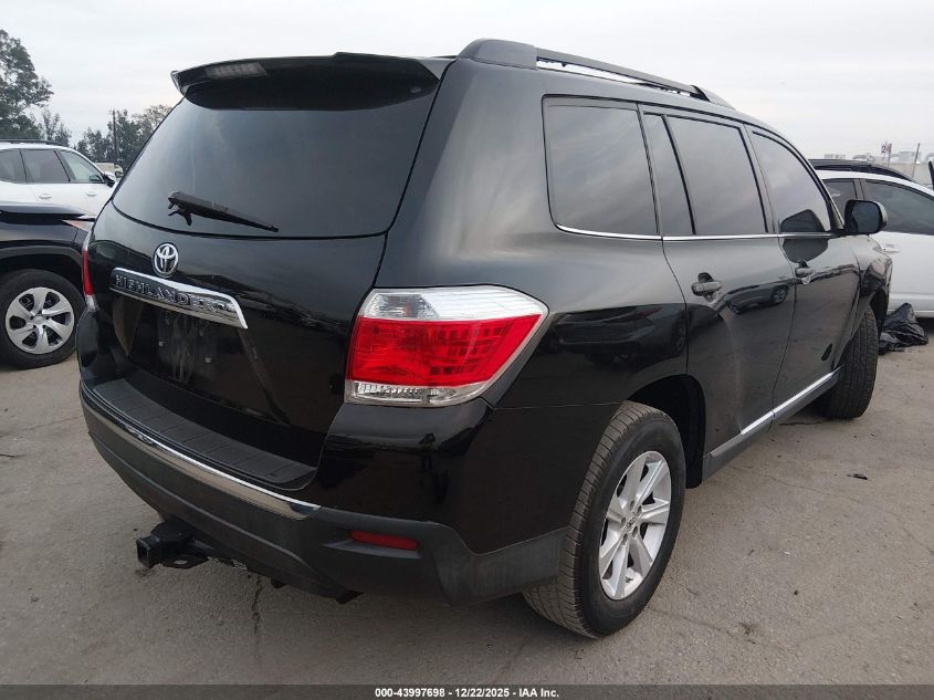 2012 Toyota Highlander Se VIN: 5TDZA3EH0CS028712 Lot: 43997698