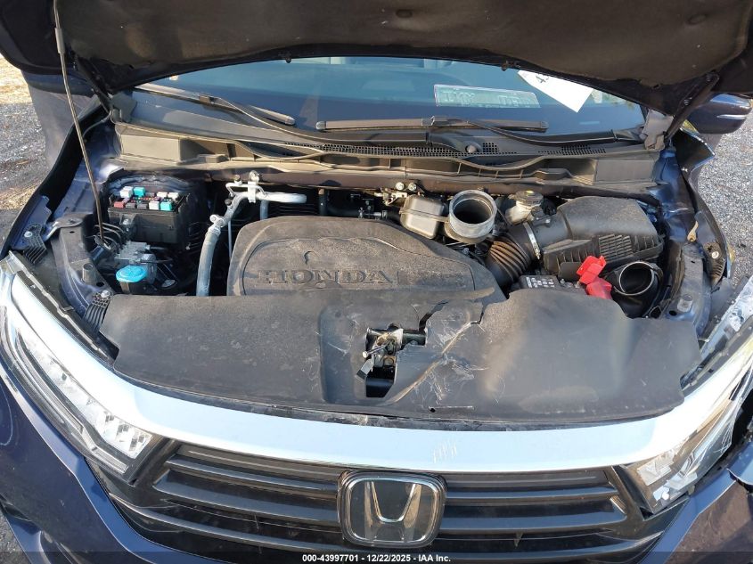 2024 Honda Odyssey Touring VIN: 5FNRL6H81RB006724 Lot: 43997701