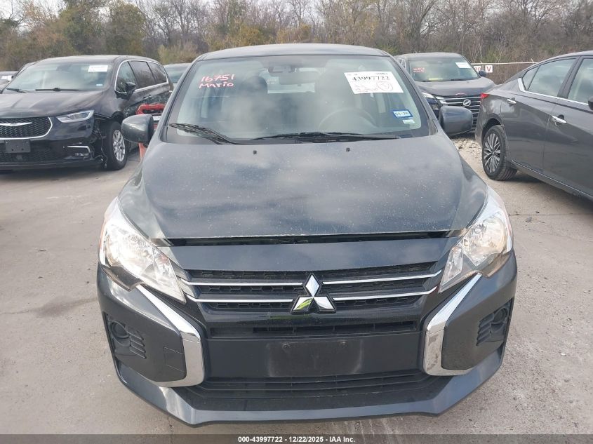 2024 Mitsubishi Mirage Es/Le VIN: ML32AUHJ3RH007004 Lot: 43997722