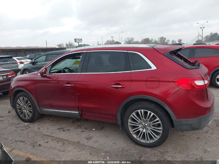 2017 Lincoln Mkx Reserve VIN: 2LMPJ8LR1HBL53216 Lot: 43997726