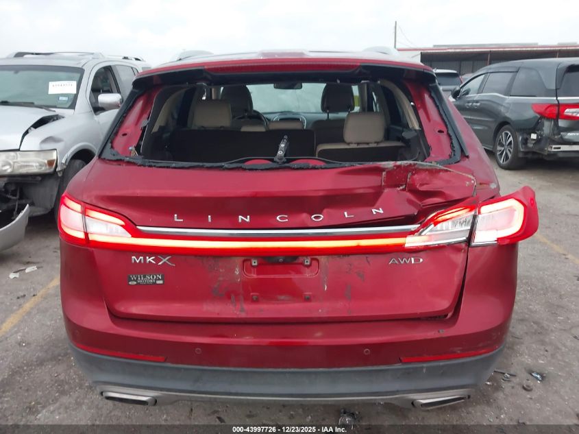2017 Lincoln Mkx Reserve VIN: 2LMPJ8LR1HBL53216 Lot: 43997726