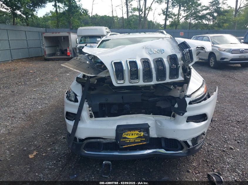 2016 Jeep Cherokee Limited VIN: 1C4PJMDS8GW123616 Lot: 43997785