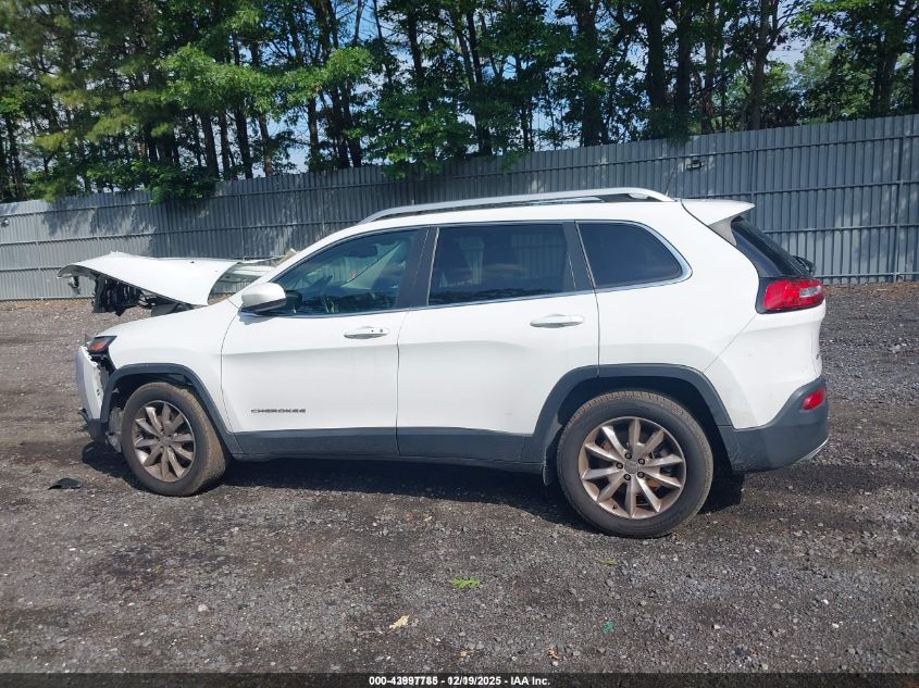 2016 Jeep Cherokee Limited VIN: 1C4PJMDS8GW123616 Lot: 43997785