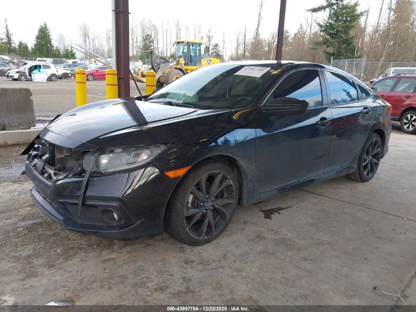 2019 Honda Civic Sport VIN: 19XFC2F86KE201633 Lot: 43997784