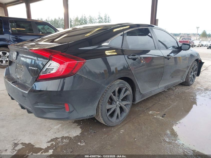 2019 Honda Civic Sport VIN: 19XFC2F86KE201633 Lot: 43997784