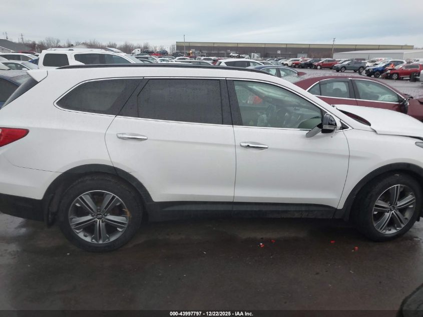 2016 Hyundai Santa Fe Se VIN: KM8SRDHF4GU133826 Lot: 43997797